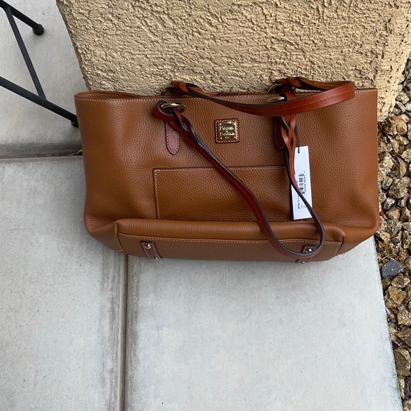 NEW Dooney & Bourke Tammy in Desert Pebbled Leather Tote Bag Large Shoulder - Picture 13 of 13